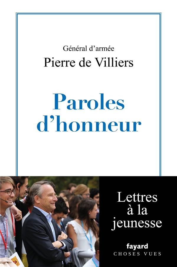 Paroles d'honneur : lettres a la jeunesse