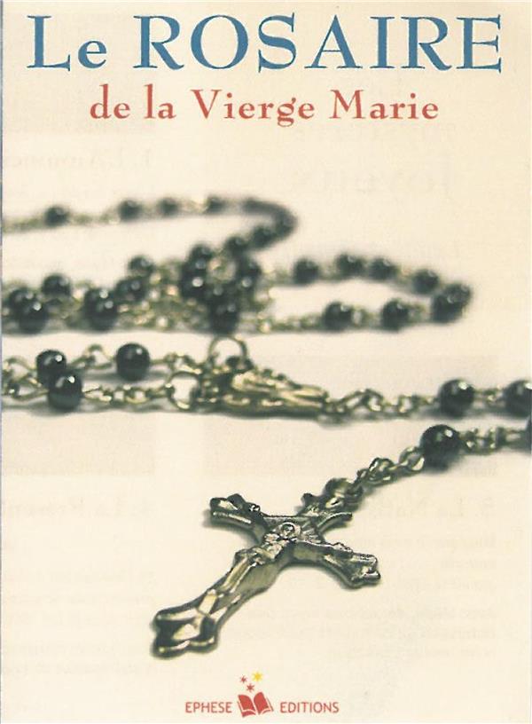 Le rosaire de la vierge marie  -  feuillet de rosaire