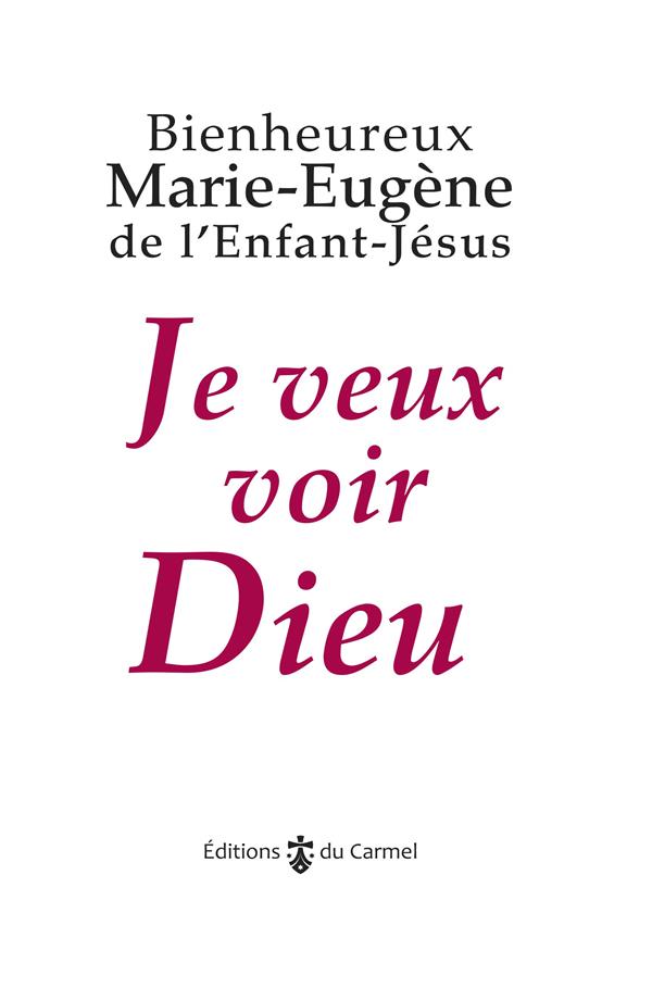 Je veux voir dieu (9e edition)