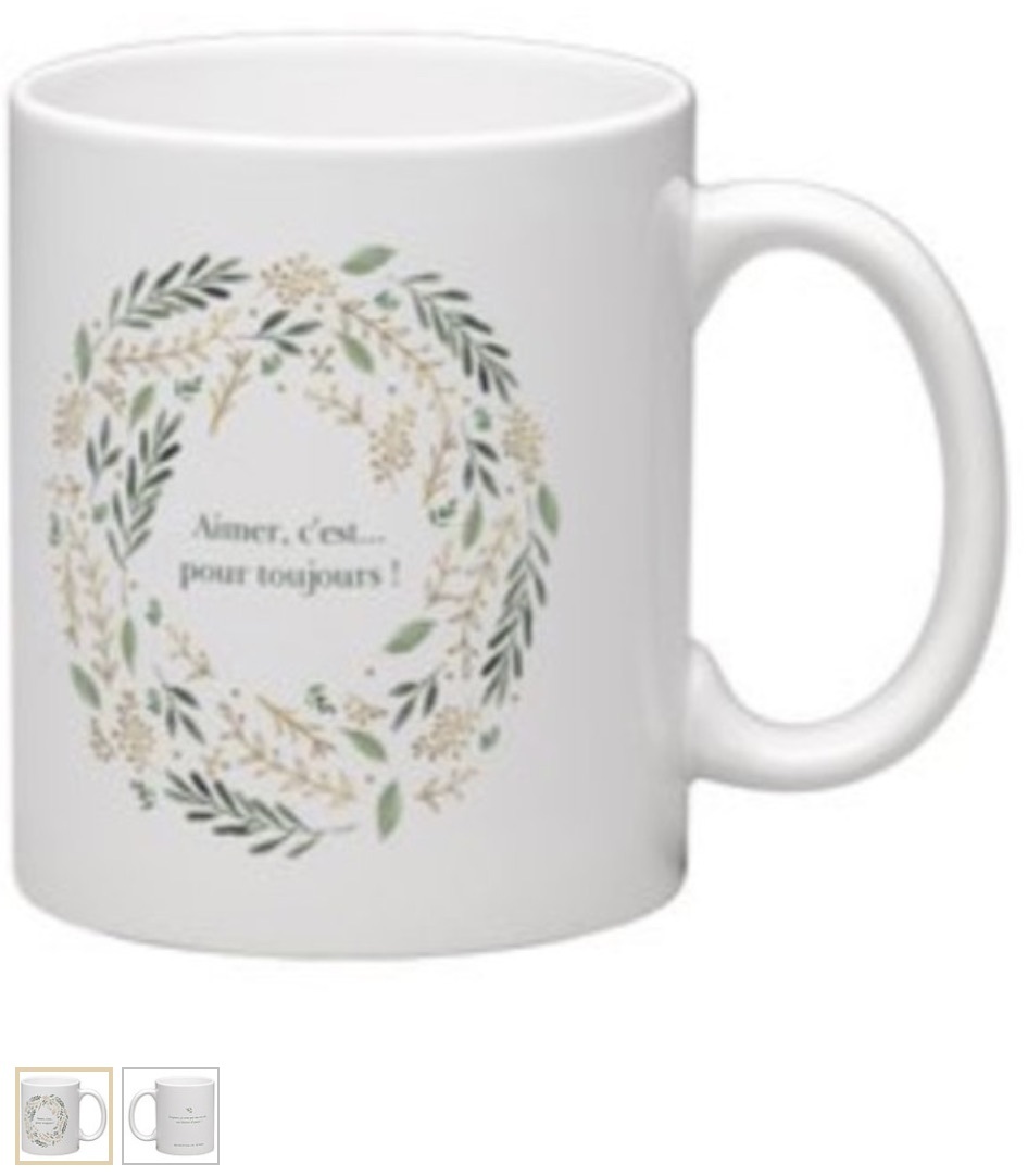 Mug couronne vegetale