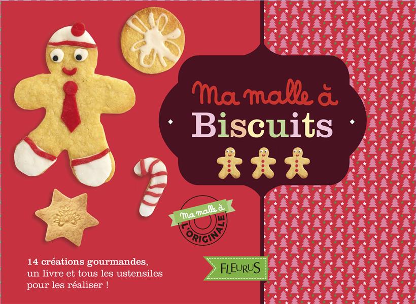 Ma malle a : biscuits  -  14 recettes gourmandes, un livre et tous les ustensiles pour les realiser