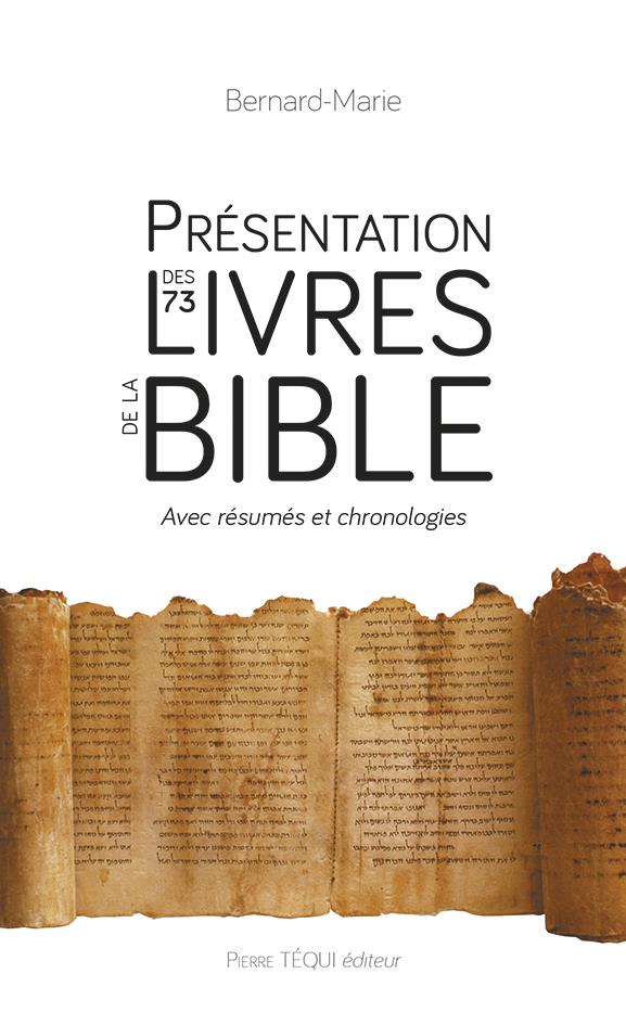 Presentation des 73 livres de la bible