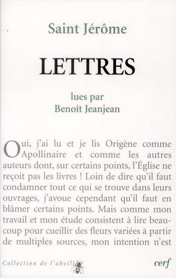 Lettres de saint jerome