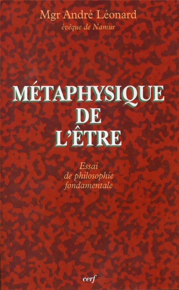 Metaphysique de l'etre