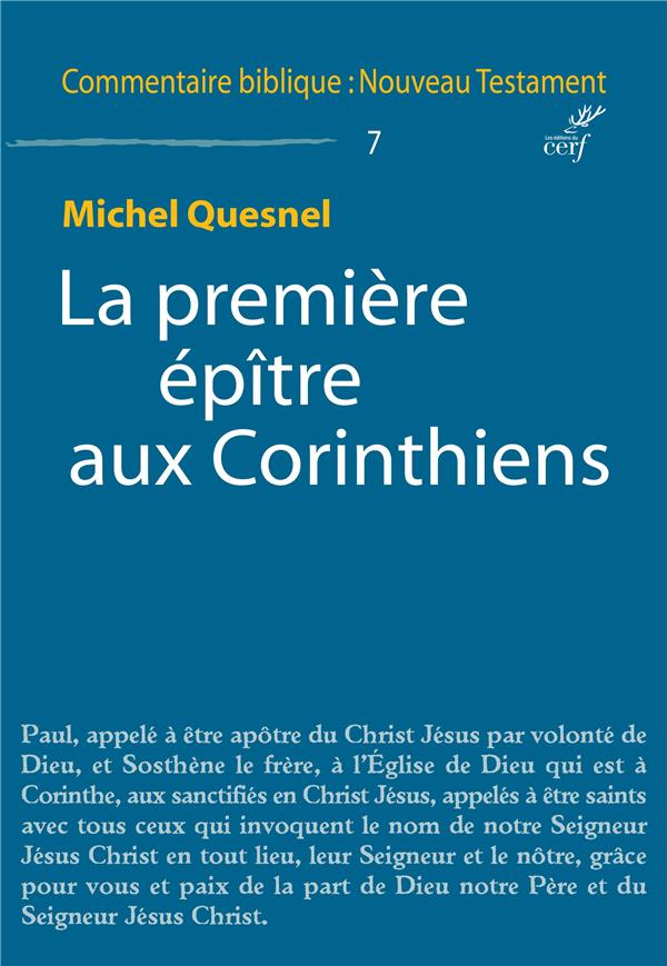 La première épître aux corinthiens