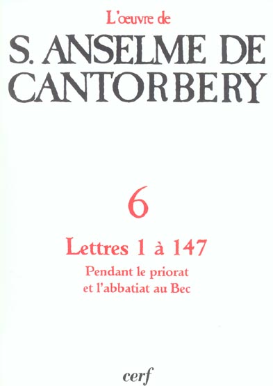 Lettres 1 a 147 - tome 6