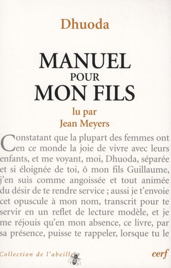 Dhuoda - manuel pour mon fils