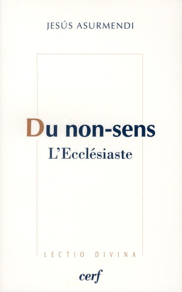 Du non-sens - l'ecclesiaste