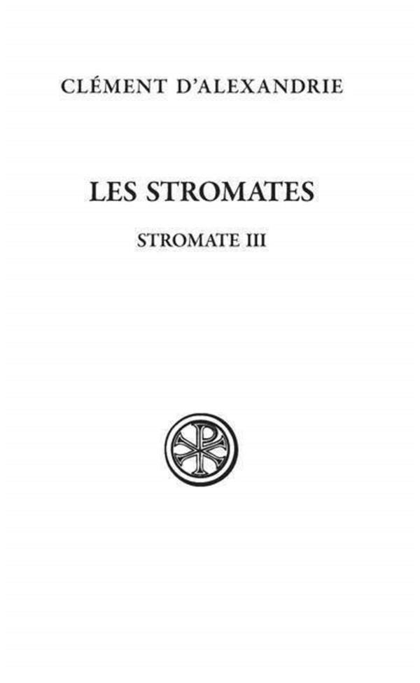 Les stromates - stromate iii