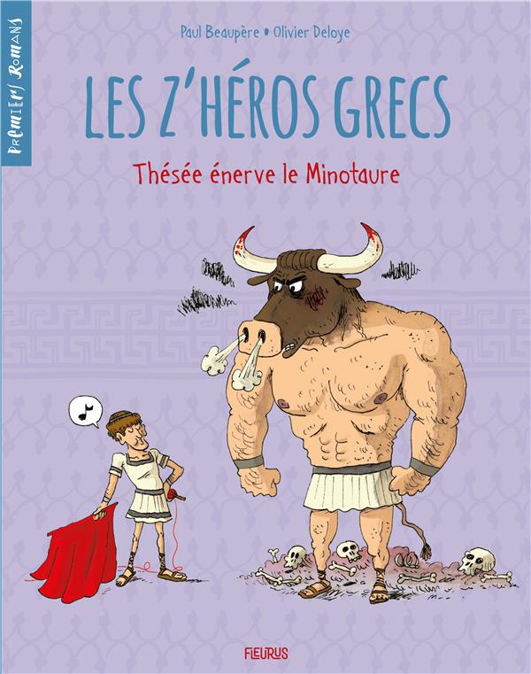 Les z'heros grecs - tome 3 - thesee enerve le minotaure