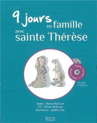 9 jours en famille avec sainte therese : livre + cd