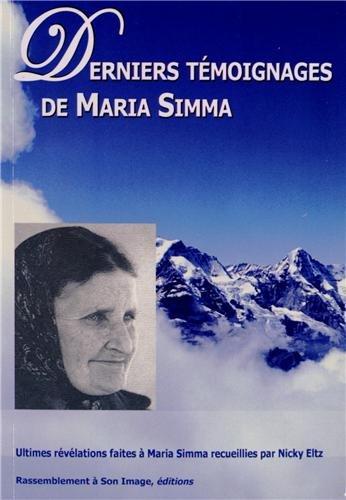 Dernier temoignage de maria simma