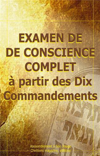 Examen de conscience a partir des 10 commandements