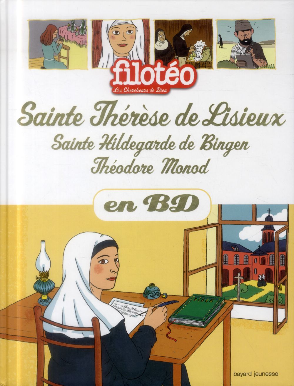 Therese de lisieux, hildegarde de bingen, theodore monod, en bd