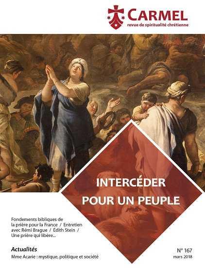 Revue carmel - interceder pour un peuple