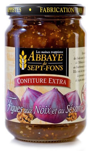 Confiture extra figues aux noix et sesame 370g