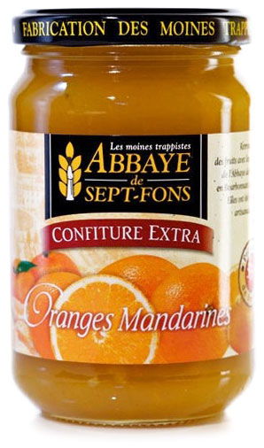 Confiture extra orange mandarine 370g