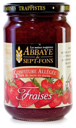 Confiture allegee de fraises 370g