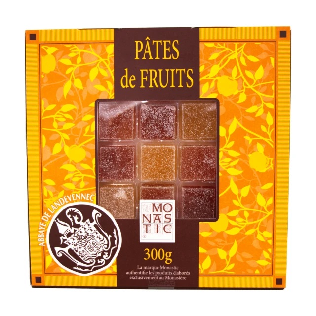 Boite jaune 300 gr pates de fruits