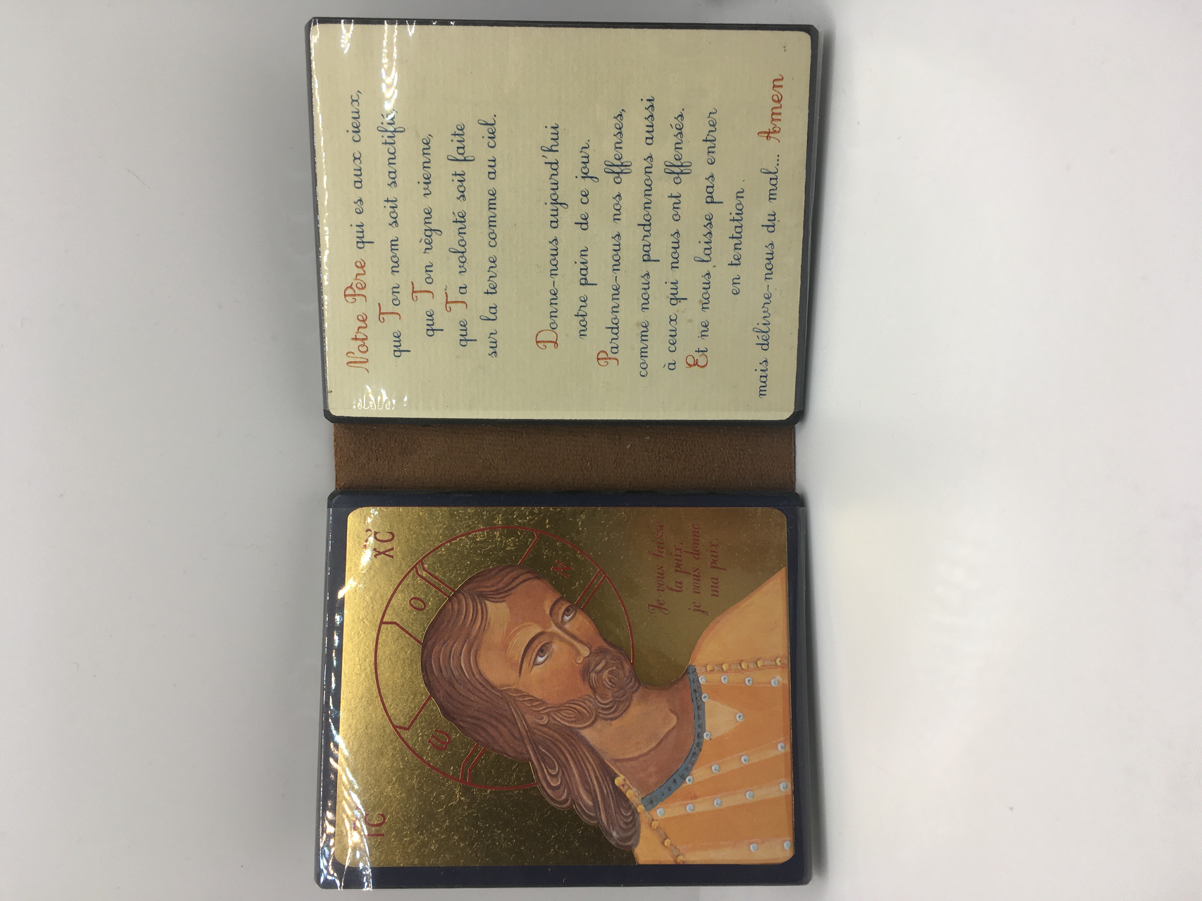 Christ amour et sagesse - diptyque 13x19 cm -  844.f9