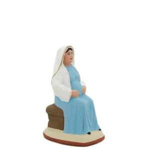 Vierge assise enceinte