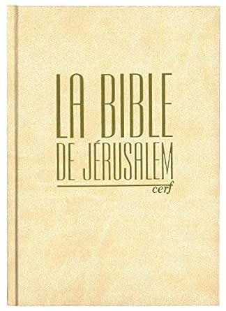 Bible jérusalem