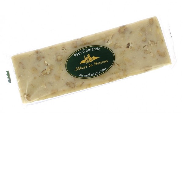 Pate d'amande miel et noix 200g