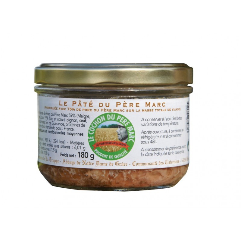 Le pate du pere marc, conserve verre de 180 g