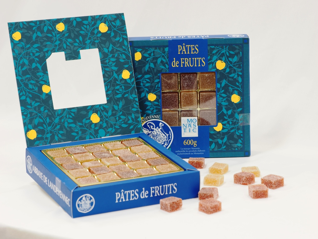 Boite bleue 600gr pates de fruits